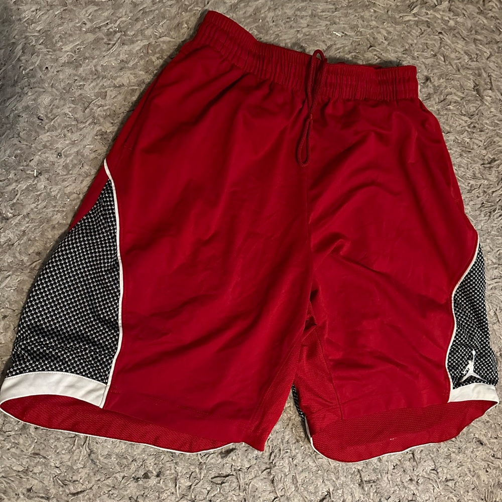 Jordan Red Dri Fit Shorts